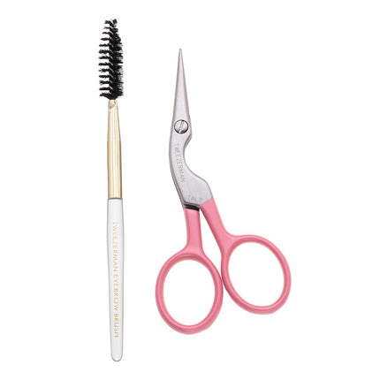 Tweezerman Exclusive Tea Rose Brow Shaping Scissor
