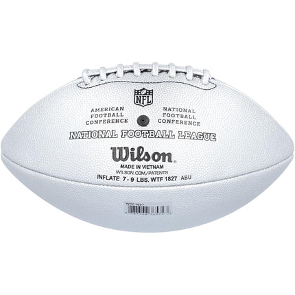 Wilson The Duke NFL Metallic Edition Football - Official Size, Silver