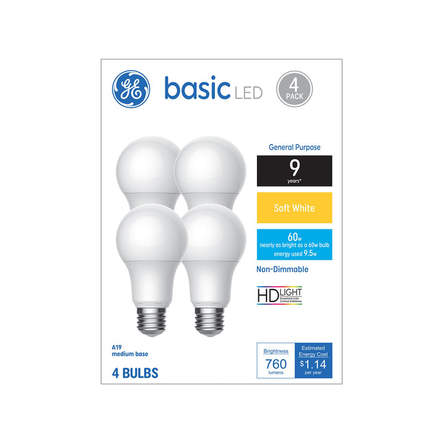 GE Lighting 37019 Eq Basic Daylight Bulb 60W - War