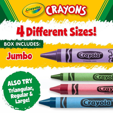 Crayola 52-8389 So Big Crayola Crayons, Classpack, Large Size, 5 x 9/16, 200/Set