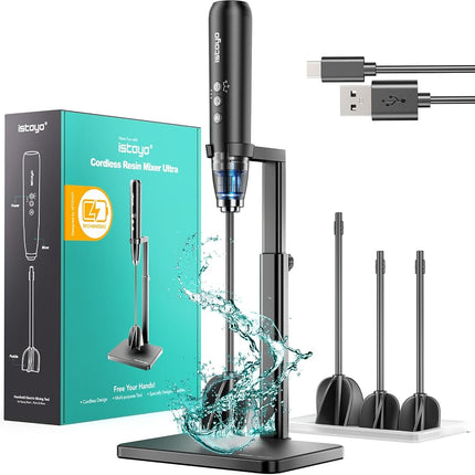 ISTOYO Resin Mixer, Rechargeable & Hand-Free for E