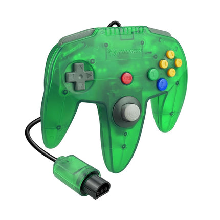 Hyperkin "Captain" Premium Controller for N64 (Lime Green) - Nintendo 64