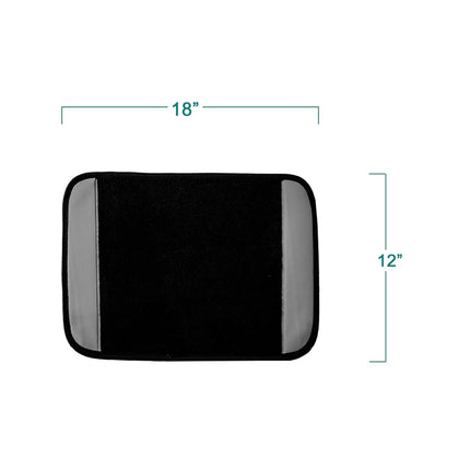 FH Group Car Floor Mats - Carpet Floor Mats for Cars, Universal Fit Automotive Floor Mats, All Purpose Car Floor Mats, Carpet Protector Mat for Most Sedan, SUV, Truck Floor Mats Black