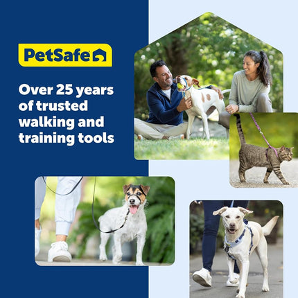 PetSafe Gentle Leader No-Pull Dog Headcollar - The Ultimate Solution to Pulling - Redirects Your Dog's Pulling For Easier Walks - Helps You Regain Control - Medium, Silver