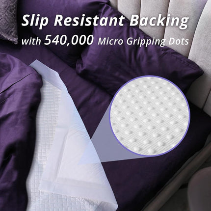 WhyWorry NightShield Disposable Incontinence Bed Pads, 60x90 cm, 45 Count