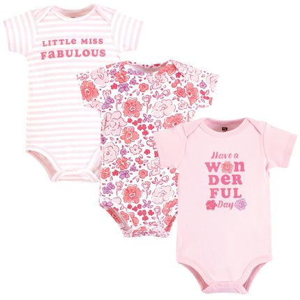 Hudson Baby Unisex Baby Cotton Bodysuits, Wonderfu