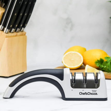 Chef's Choice ProntoPro Diamond Hone Knife Sharpener, Black/Gray, 9.2 x 2 x 2