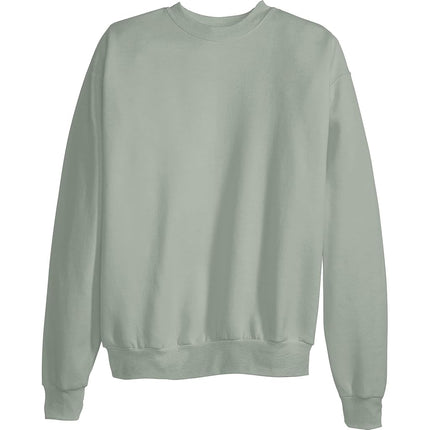 Hanes EcoSmart Fleece, pull en mélange de coton, col rond pour homme (1 ou 2 paquets), vert délavé - 1 paquet, 5TG