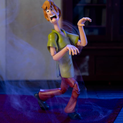 Jada Scooby-Doo! Wave 1 Shaggy Action Figure - 1:12 Deluxe Scale Toys - 6" Tall, Fully Articulated, Collector Packaging