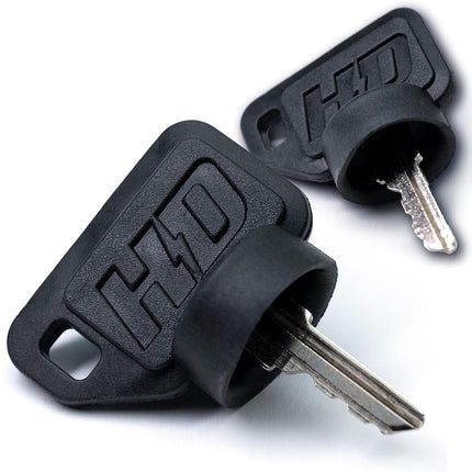 Interruptor HD 2 unidades con llave de encendido de paraguas SÓLO compatible con John Deere EZ-Trak Z225 Z235 Z245 Z255 Z345 Z355 Z375 Z425 Z435 Z445 Z465 Z510 Z520 Z645 Z655 Z665 AUC12681 AM101600 AM131841 AM102439 AM132500