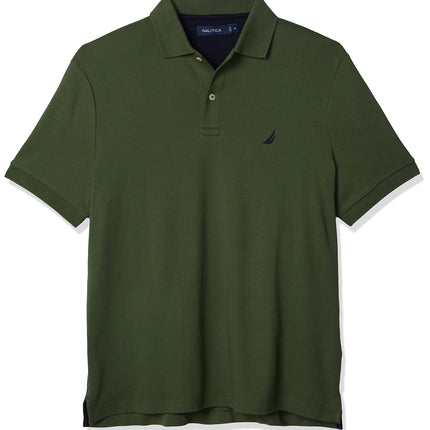 Nautica Men's Classic Fit Short Sleeve Solid Soft 
