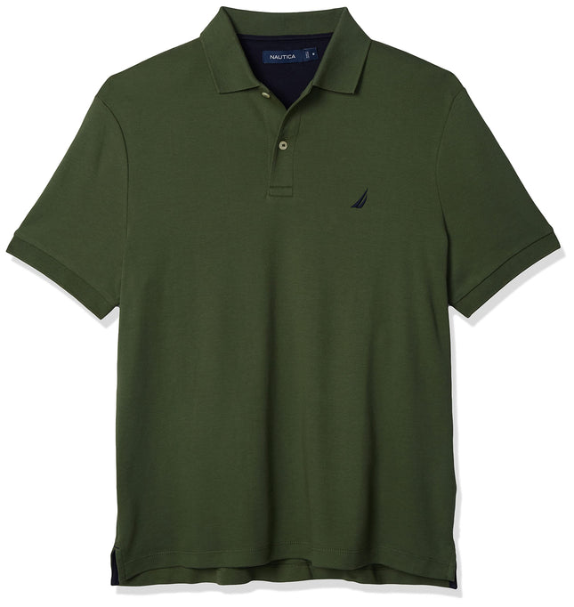 Nautica Men's Classic Fit Short Sleeve Solid Soft 
