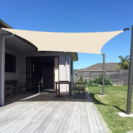 SUNNY GUARD 10' x 10' Rectangle Shade Sail 95% UV 
