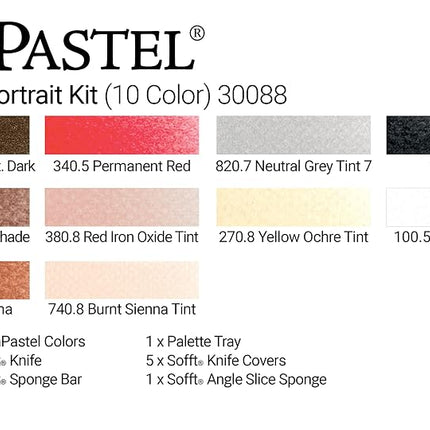 Panpastel 30088 Honey Portrait Set, 10 Color Set 318448