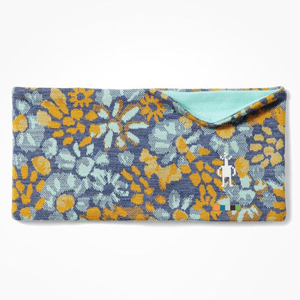 Smartwool Unisex Thermal Merino Reversible Headband, Nightfall Blue Floral, One Size