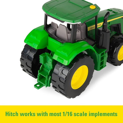 TOMY John Deere Light and Sound Tractor, Die Cast Farm Vehicle Toy with Sounds and Working Lights, Durable Construction, Collectible Farming Toy for Kids and Tractor Fans
