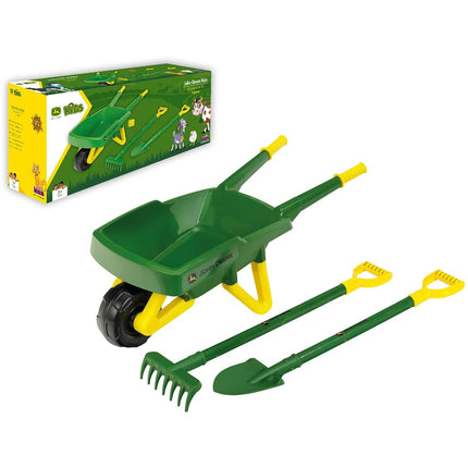 John Deere Kids Wheelbarrow Set, 78 cm Length