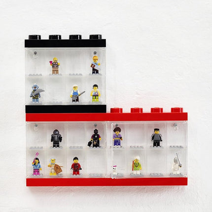 Lego Minifigure Stackable Display Case 8, Black