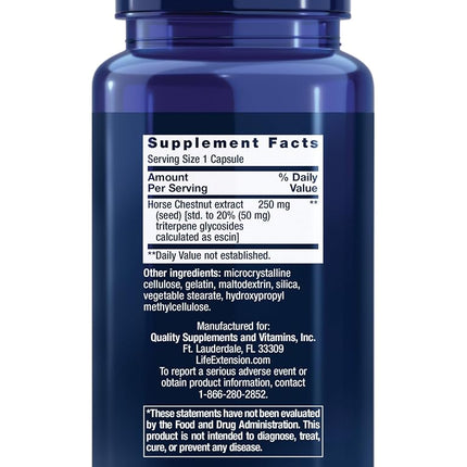 Life Extension Venotone 250 mg, 60 capsules