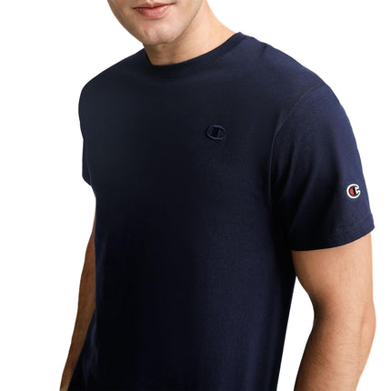 Champion Men's Classic Everyday Soft, Comfortable T-Shirt (Regular or Big & Tall), Navy - C Logo, XXXXXL Big