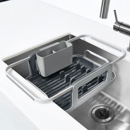 OXO Good Grips Sink Aluminum Dish Rack, Grey, One Size