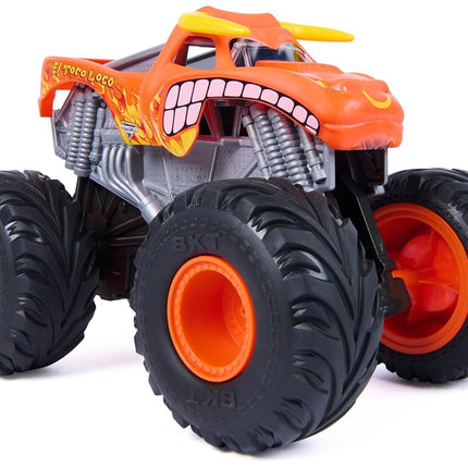 Monster Jam, Official El Toro Loco Rev ‘N Roar 1:18 Scale Monster Truck, Kids Toys for Boys & Girls Ages 3 and up
