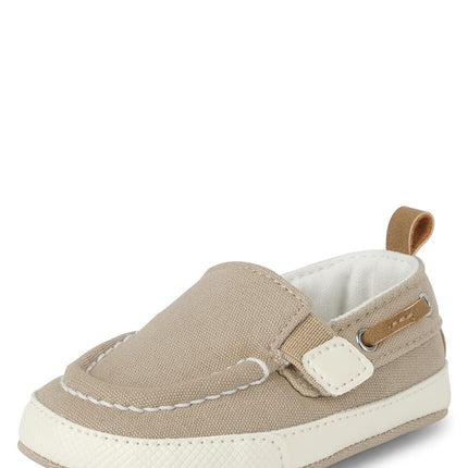 The Children's Place Baby-Boy's Newborn Boat Shoes, Lt Tan, 6-12 Months Infant
