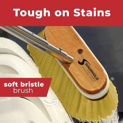 Shurhold 980 10" Deck Brush with Soft Yellow Polystyrene Bristles