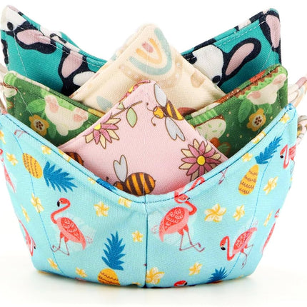 ROGITU Cotton Microwavable Bowl Cozy, Microwave-Sa