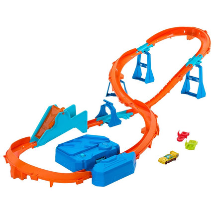 Hot Wheels Track Creator Boosted Jump Speedway Set & Toy Car