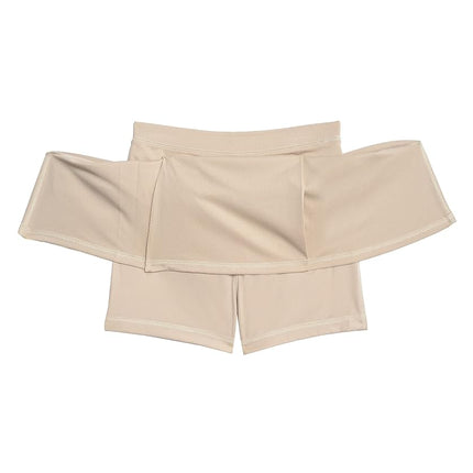 IZOD Girls' School Uniform Sensory-Friendly Pleated Scooter, Khaki, 5