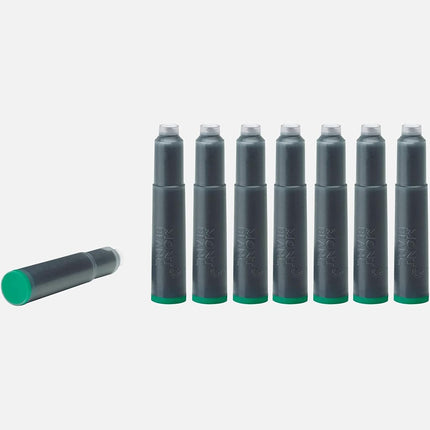 Montblanc Iris Green Ink Cart 1 Pack = 8CART PF Brand