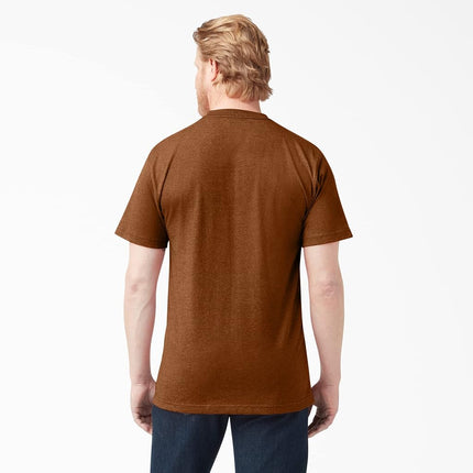 Dickies Men's Short Sleeve Heavyweight Heathered T-Shirt-Discontinued, Copper Single Dye Heather, 3XL