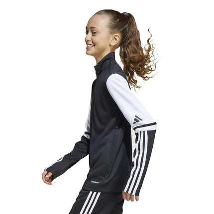 Adidas Unisex Child SQUADRA25 Hoody Kids, Black / White, M