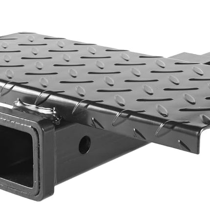 MAXXHAUL 70069 Hitch Extender With Step, 4000-lb Max Towing Weight, 400-lb Tongue Weight.