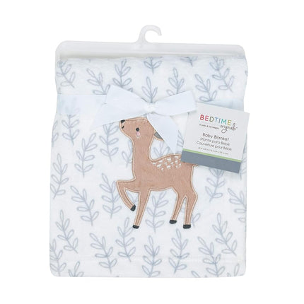 Bedtime Originals Deer Park Baby Blanket, White