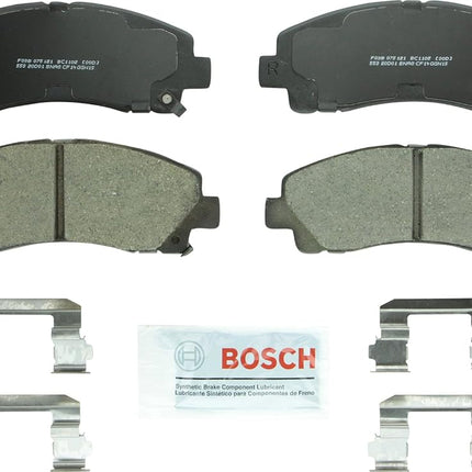BOSCH BC1102 QuietCast Premium Ceramic Disc Brake Pad Set - Compatible with Select Acura TL; Honda Ridgeline; FRONT
