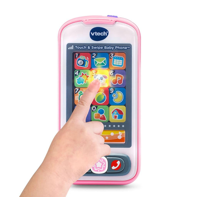 VTech Touch & Swipe Baby Phone - Pink