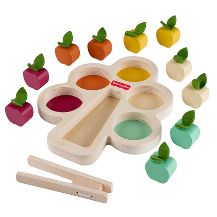 Fisher-Price Wood Montessori Sorting Tree Learning Activity, Ages 3+ Years