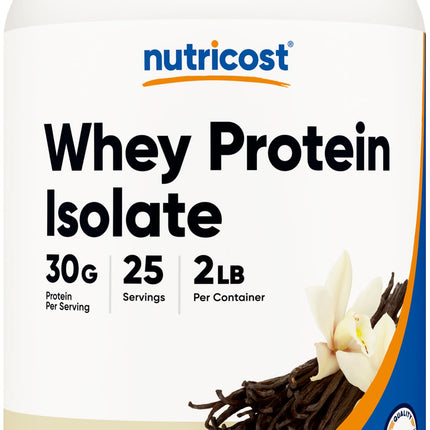 Nutricost Whey Protein Isolate Powder (Vanilla) 2L