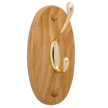 Design House 561209 Dalton Toilet Paper Holder, Honey Oak Finish