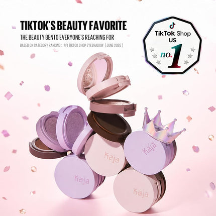 Kaja Beauty Bento Bouncy Eyeshadow Trio - Sandy Brown (13 Velvet Dream)