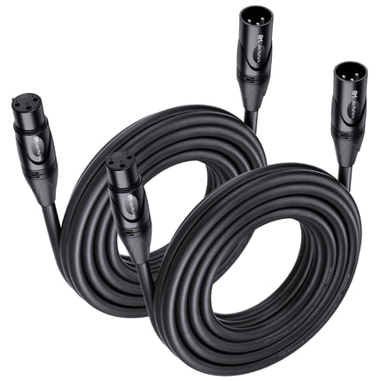 Cable Matters2-Pack, 20 Ft Male to Female XLR Micr
