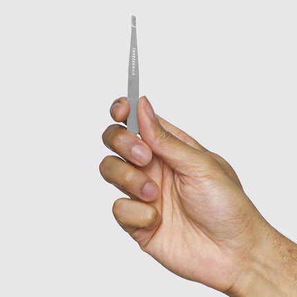 Tweezerman Stainless Steel Slant Tweezer, Silver