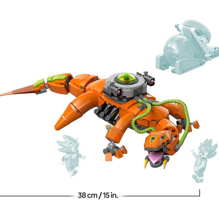 LEGO Sonic the Hedgehog Super Shadow vs. Biolizard Set, Building Toy Includes 3 Video Game Characters and a Chaos Emerald, Gifts for Gamers, Boys and Girls aged 9 Plus 77003