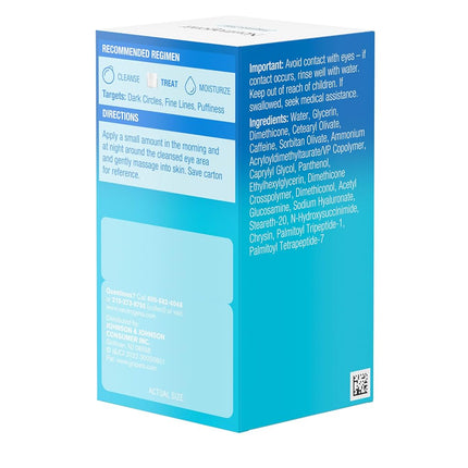 Neutrogena Hydro Boost + Eye Cream, Fragrance Free, 0.5 oz