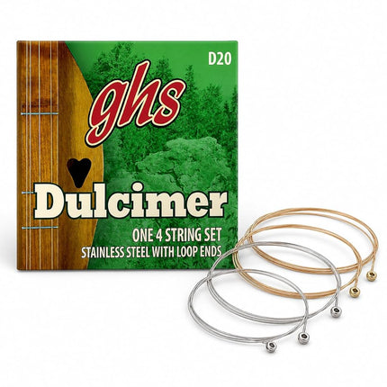 Strings Acoustic GHS D20 DulcimerStainless Steel 4
