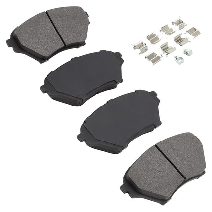 QUALITY-BUILT Premium Semi-Metallic Front Brake Pads (1001-0890M) Compatible with Mazda Miata 2005-2001