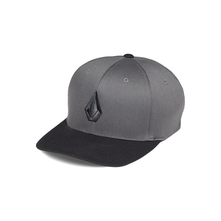 Volcom Men's Full Stone Flexfit Stretch Hat, Aspha