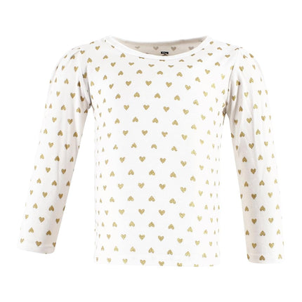 Hudson Baby Camisetas de manga larga para bebé niña, Girl Daddy, 4T